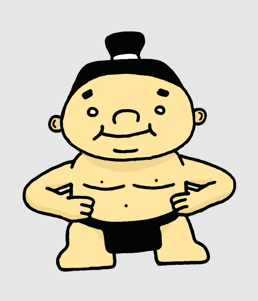 SUMO mascot illustration